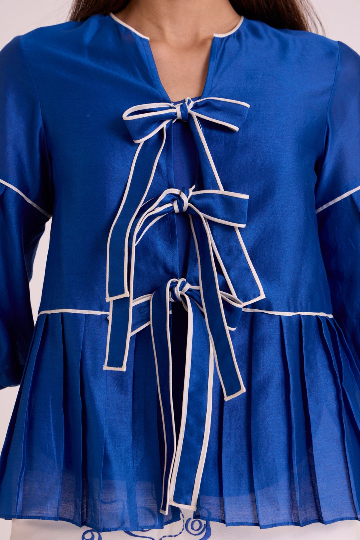 Mikel Blue Tides Co-ord Set