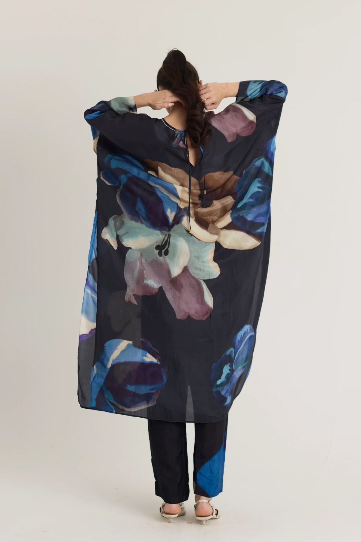 Rocco Silk Kaftan Kurta Set