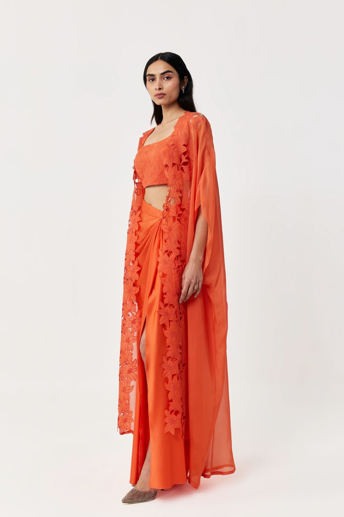 Wild Lily Orange Cape Set