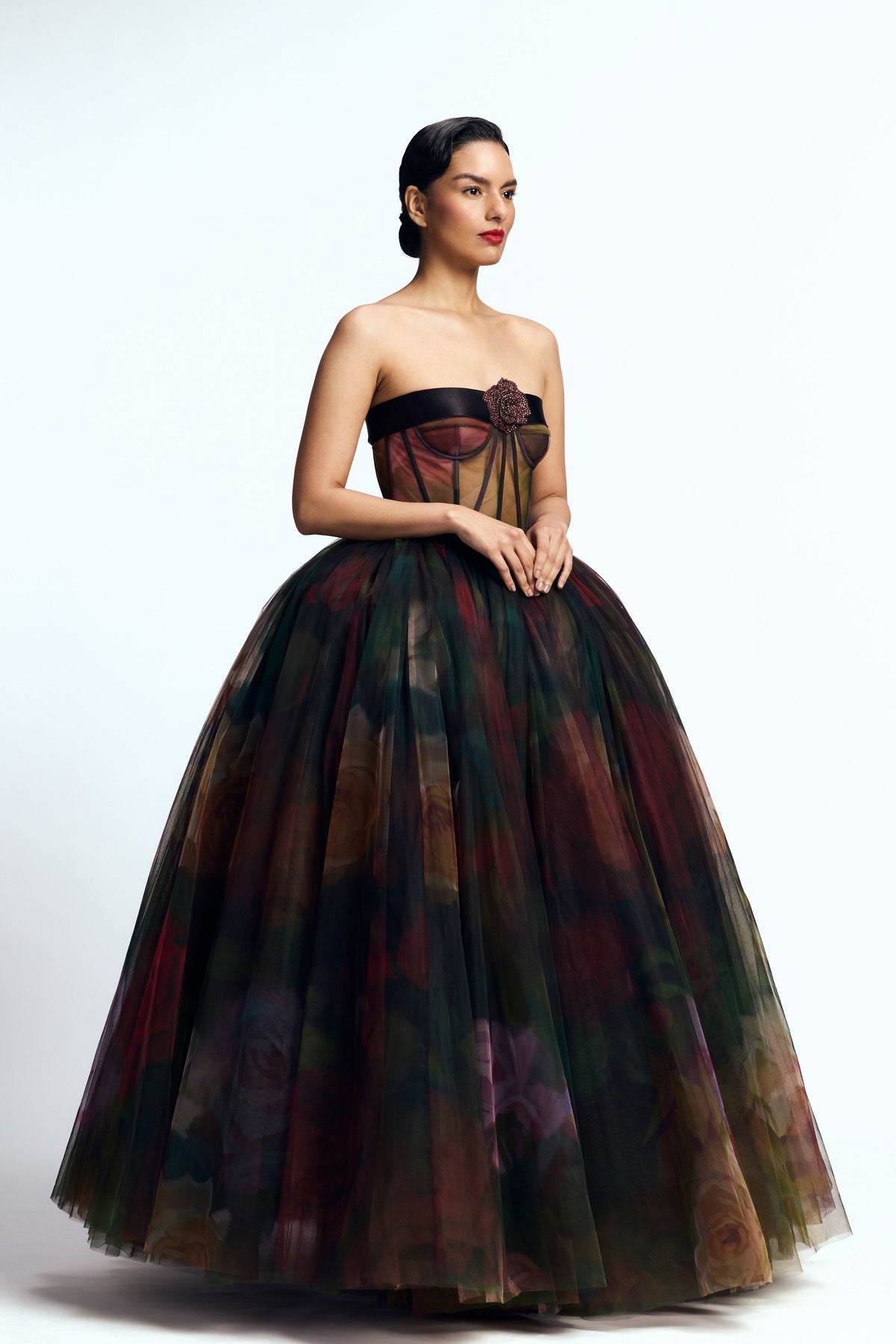 Corseted Tulle Gown