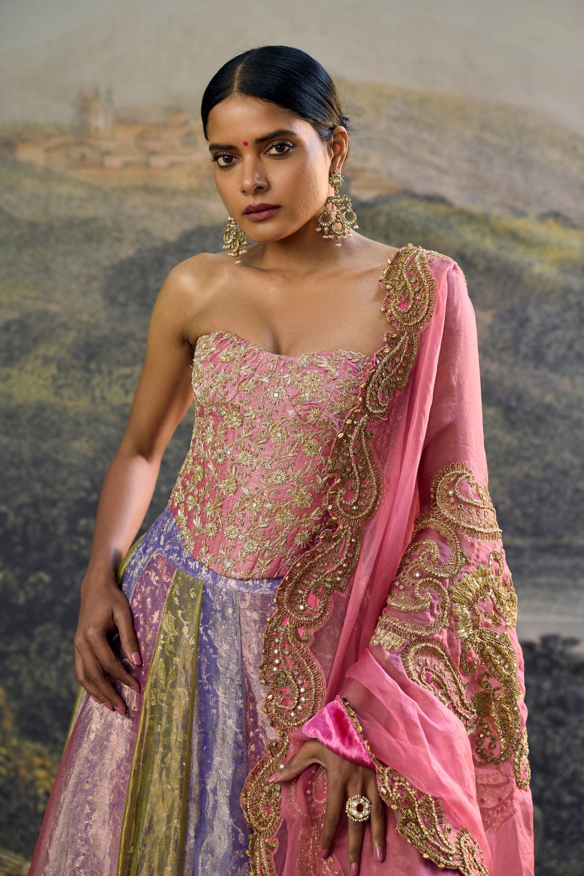 Rangoli Zari Lehenga Set