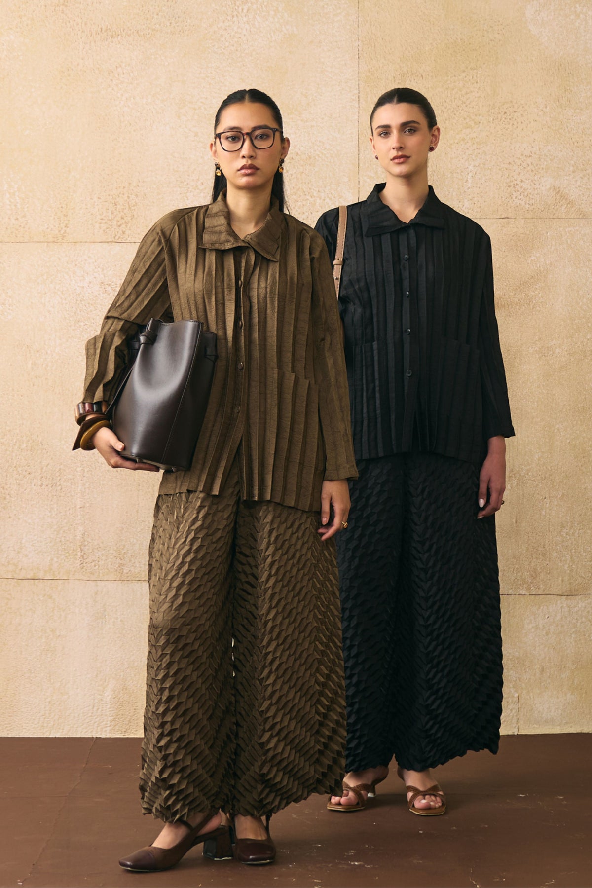 Brown Anatoni Co-ord Set