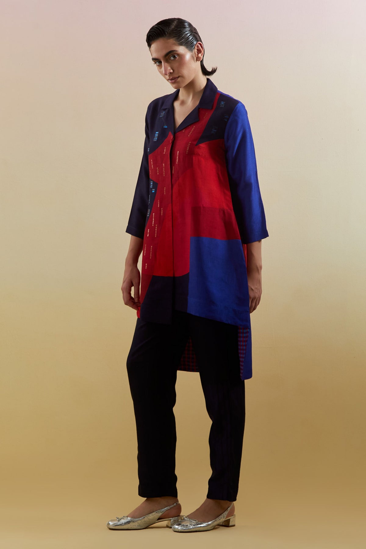 Zenith Navy & Red Tunic Set