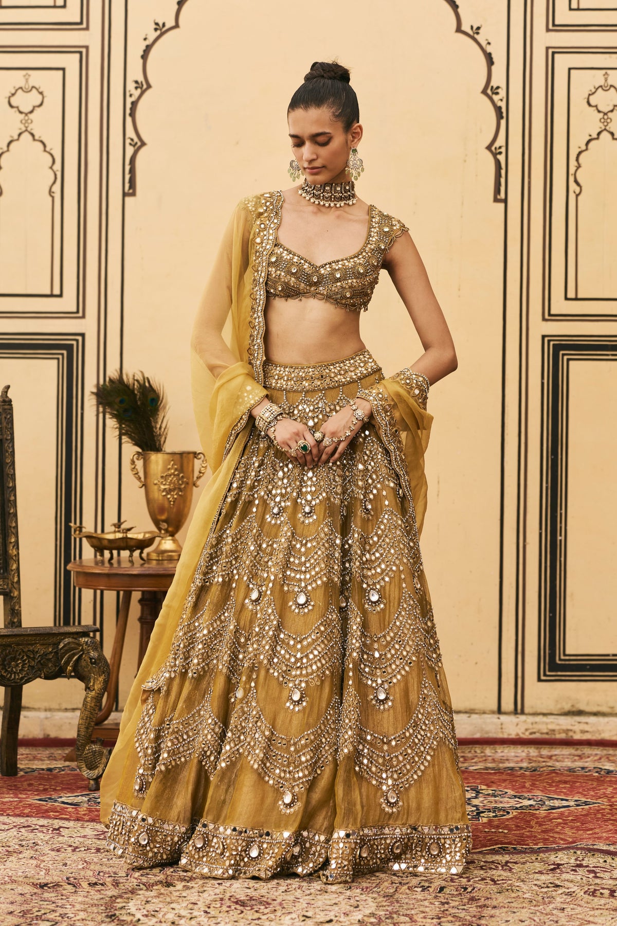 Sarson Lehenga Set