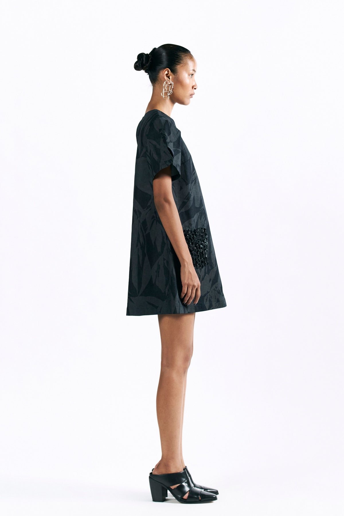 Etched Mini Dress