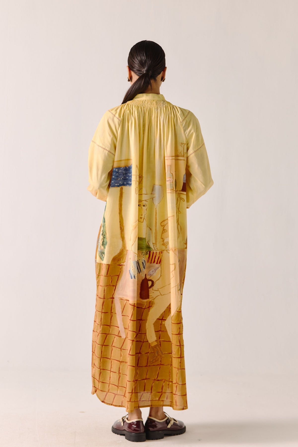 Fisherman A-line Long Dress