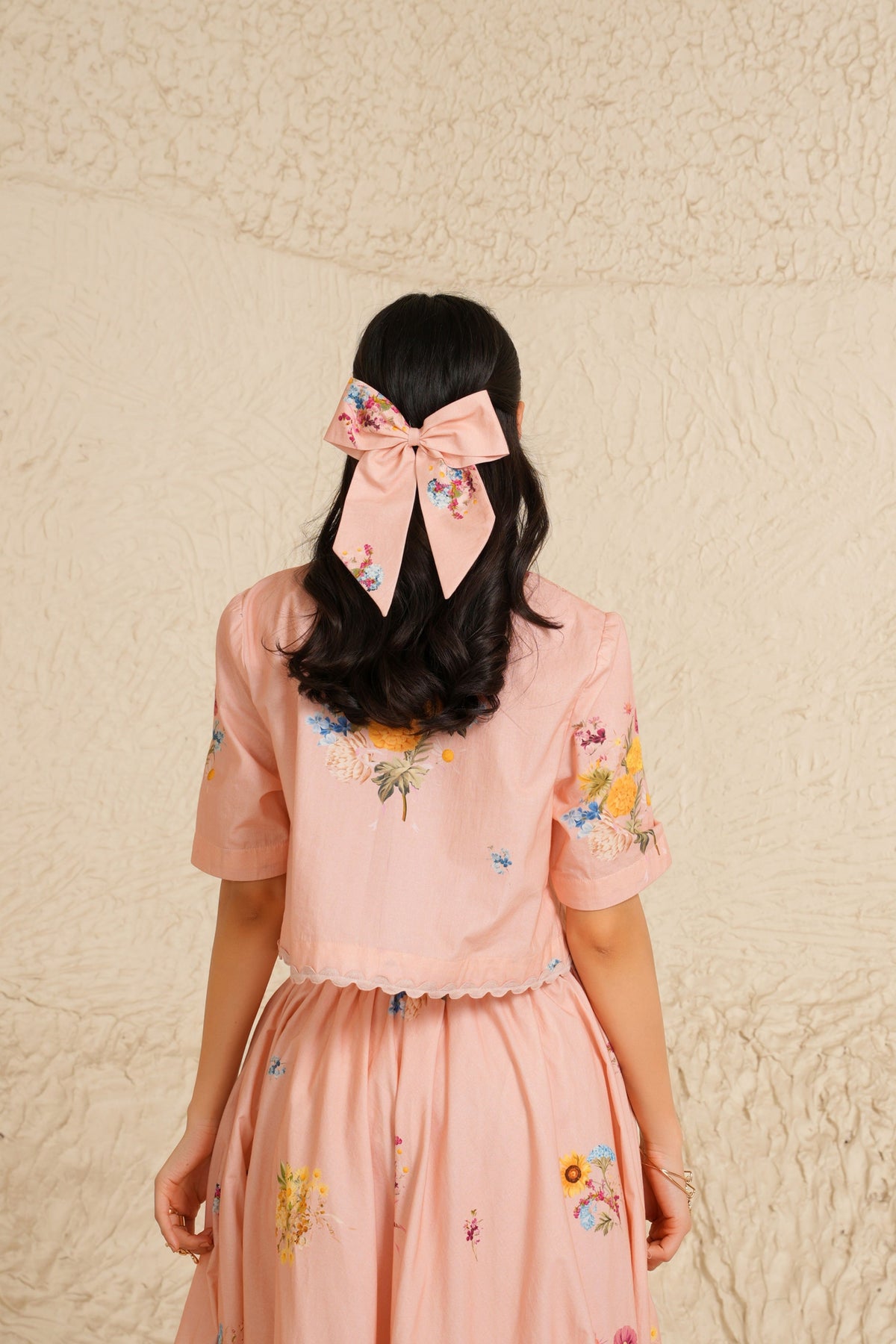 Nude Pink Skirt Set