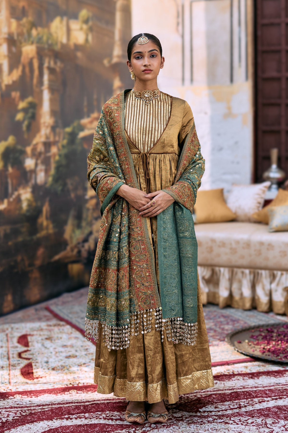 Pitambara Anarkali Set