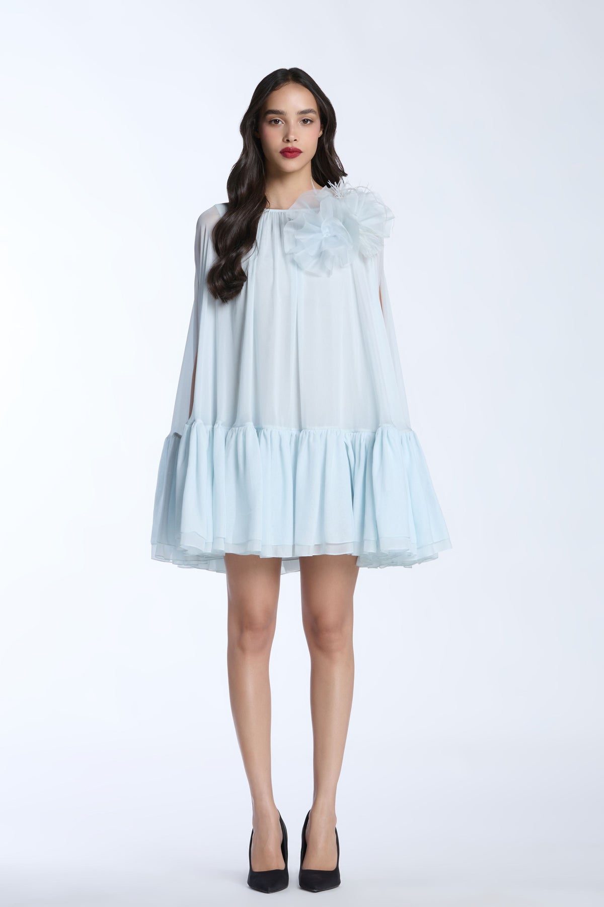 Blue Boat Trapeze Dress