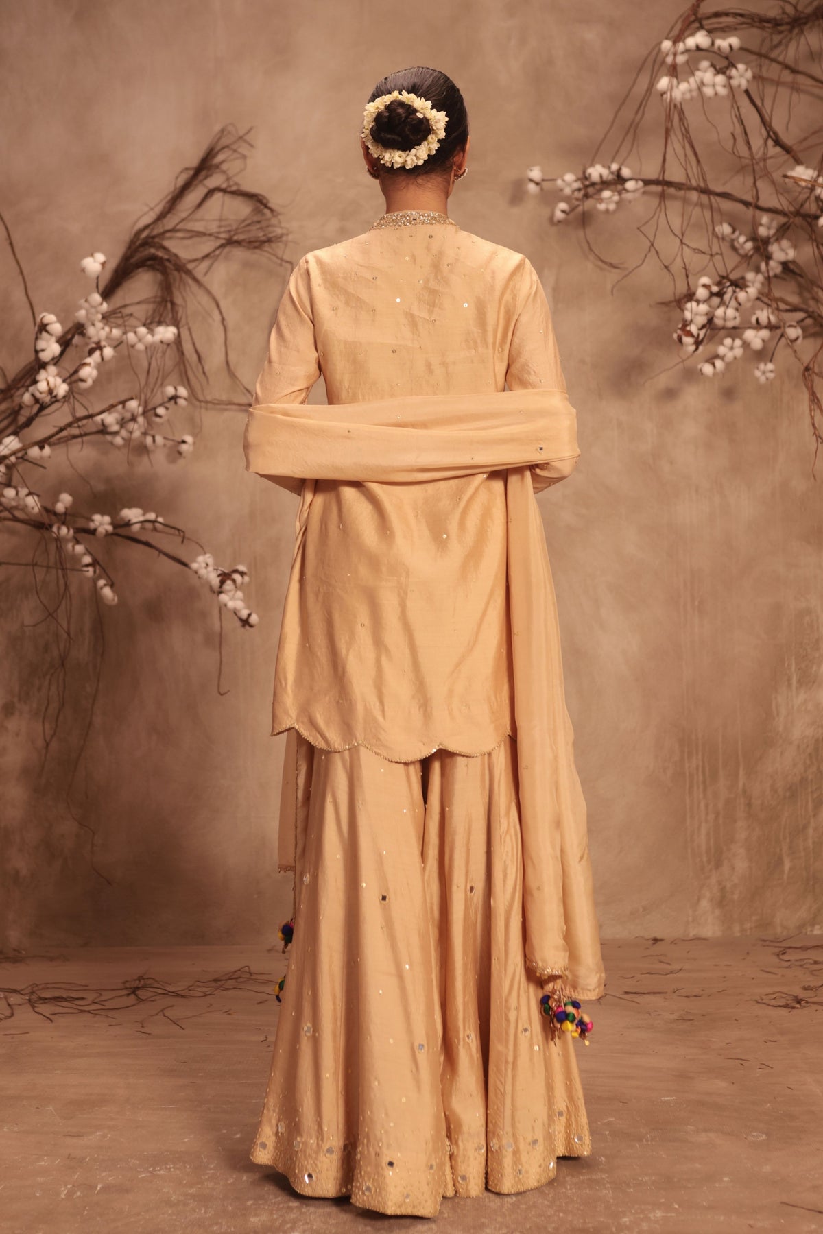 Ivory Sharara Set