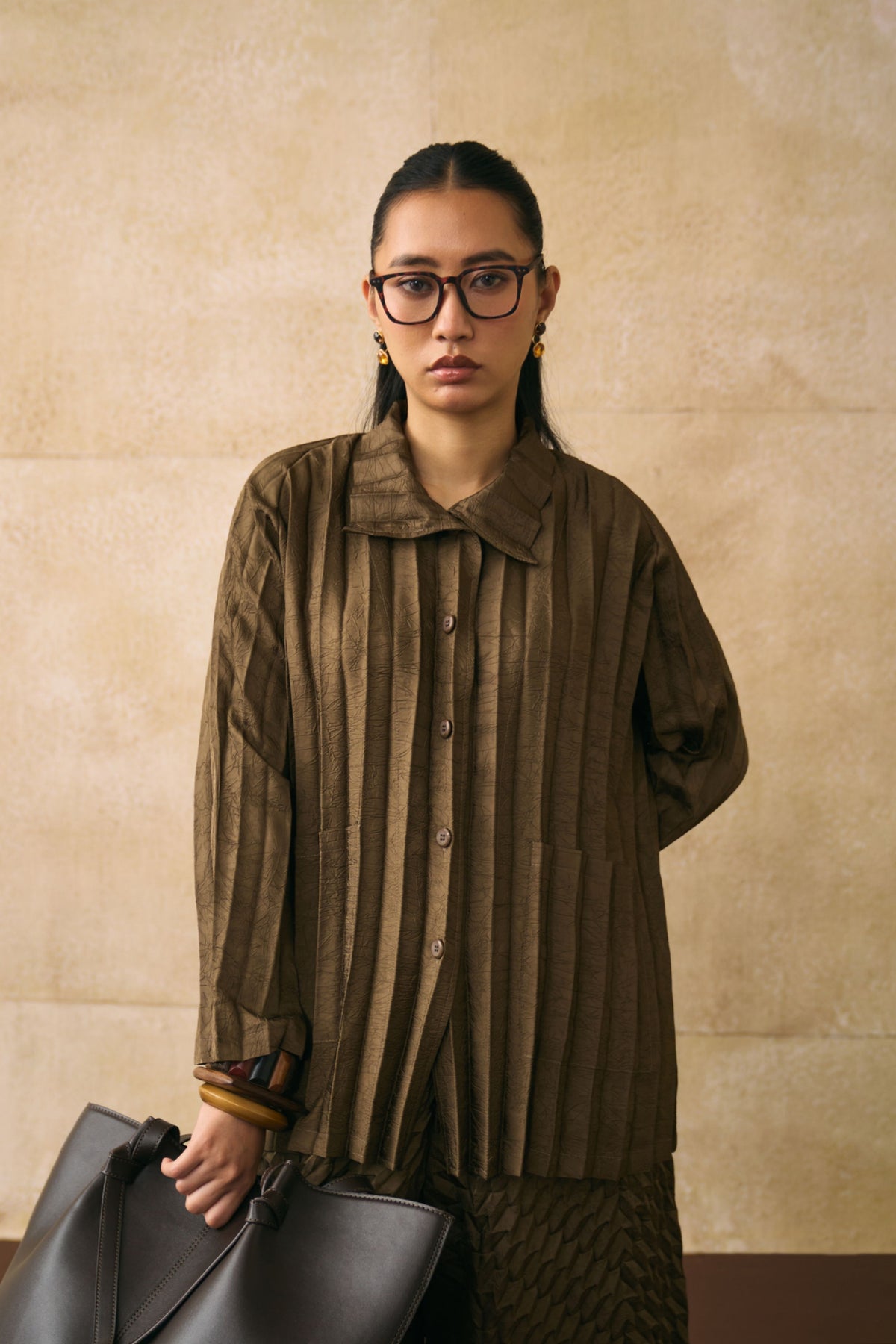 Brown Anatoni Co-ord Set