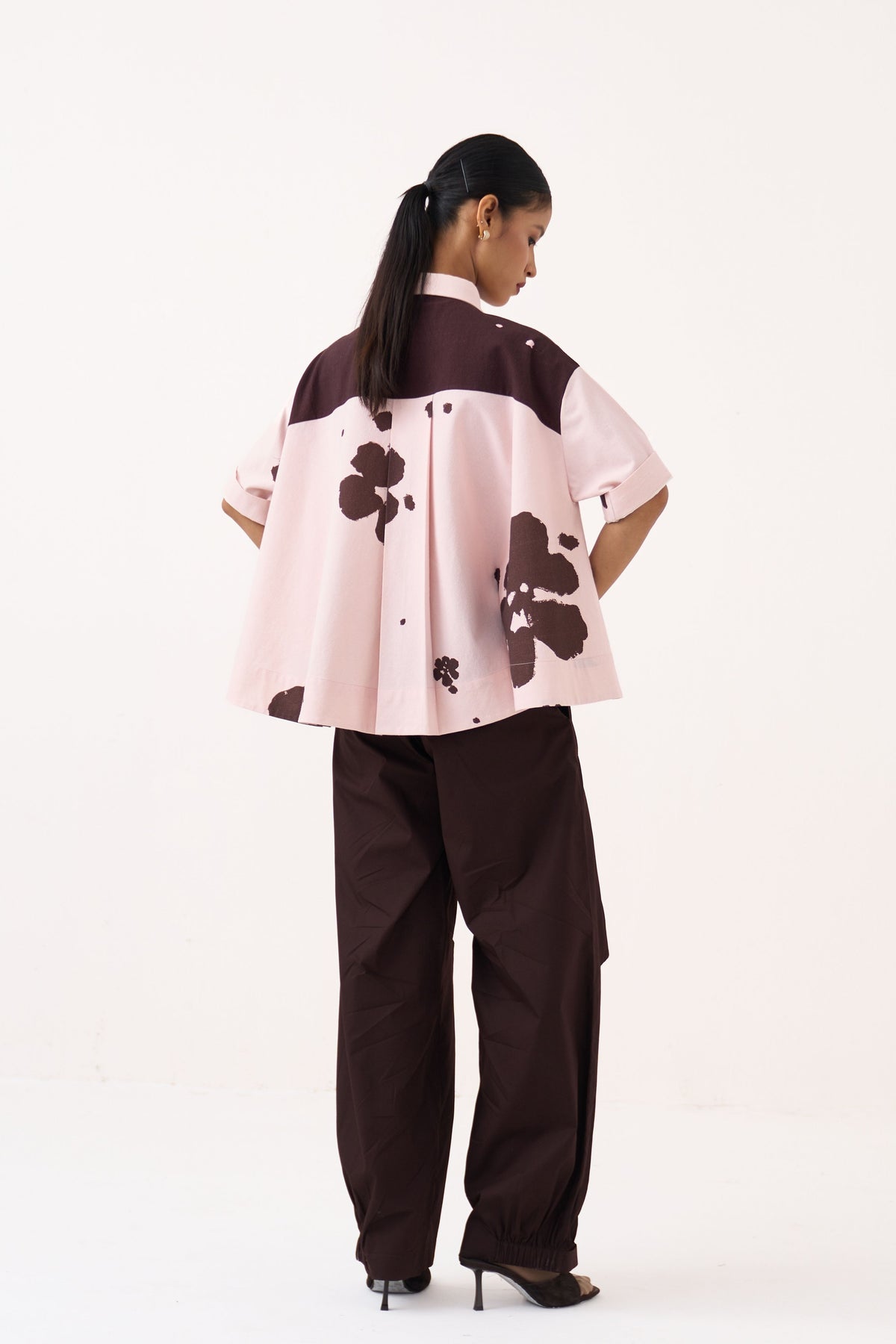 Floral Wide Hem Shirt