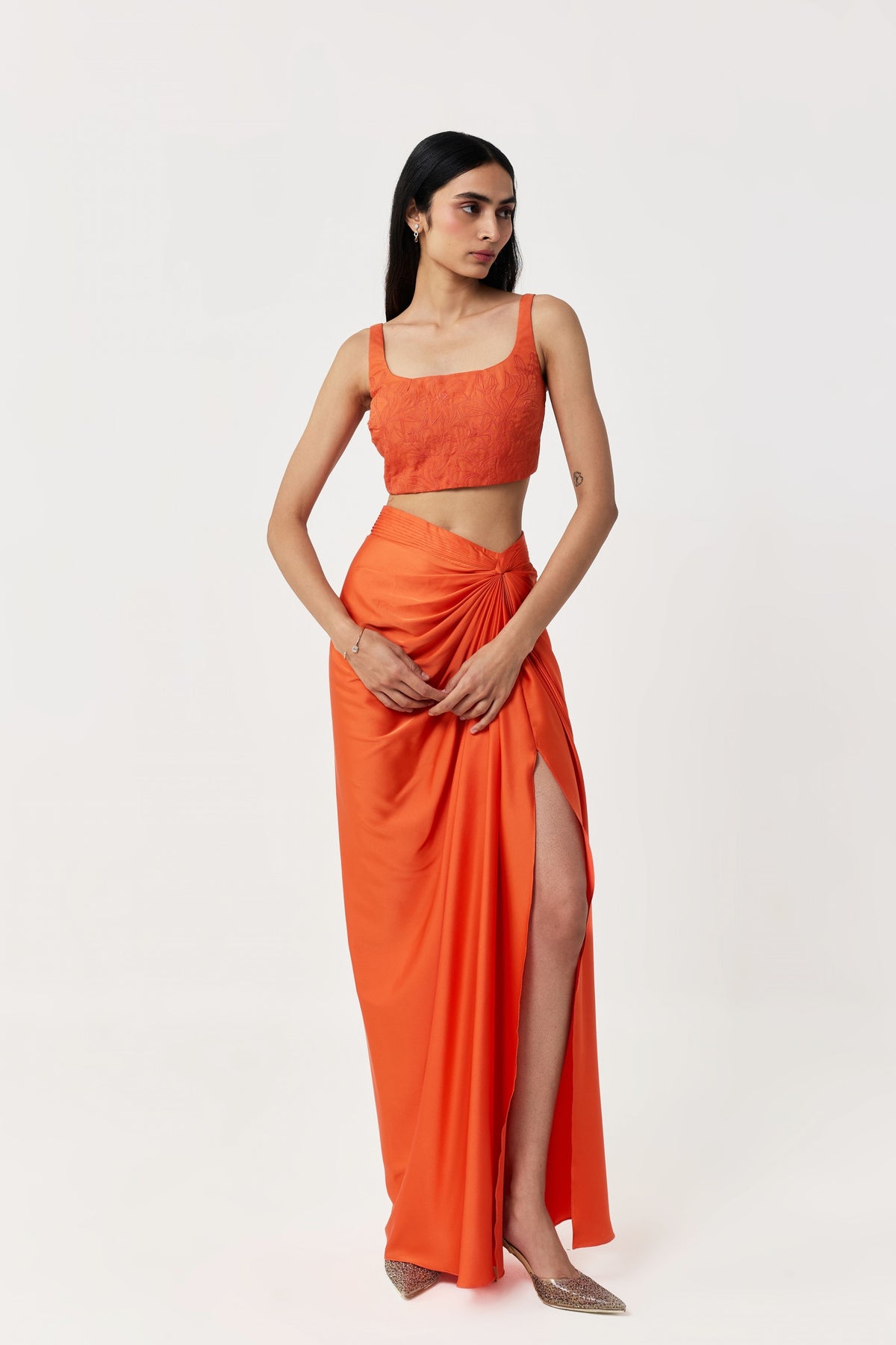 Wild Lily Orange Cape Set