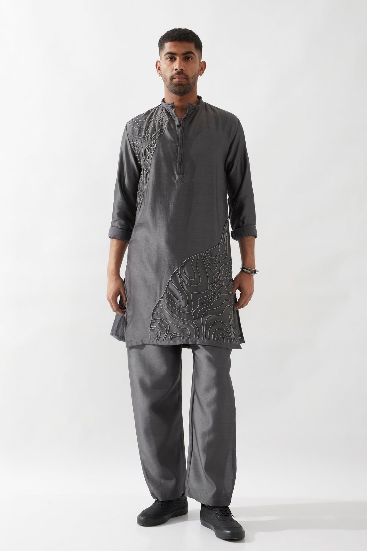Abby Grey Kurta Set