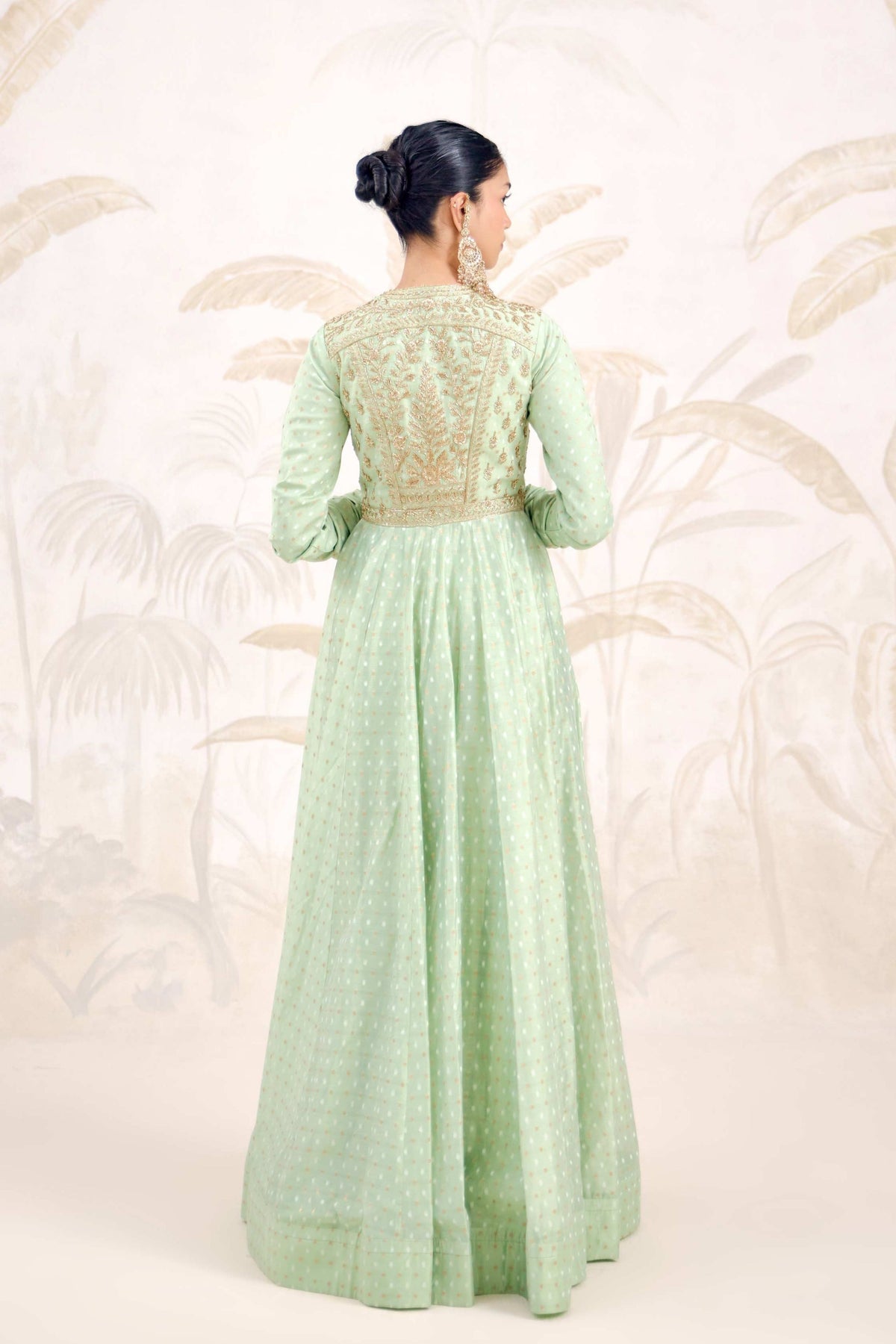 Sea Green Anarkali Set