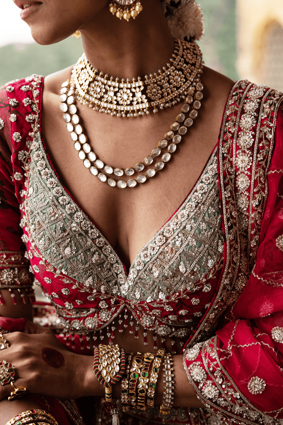 Empress Red Bridal Lehenga