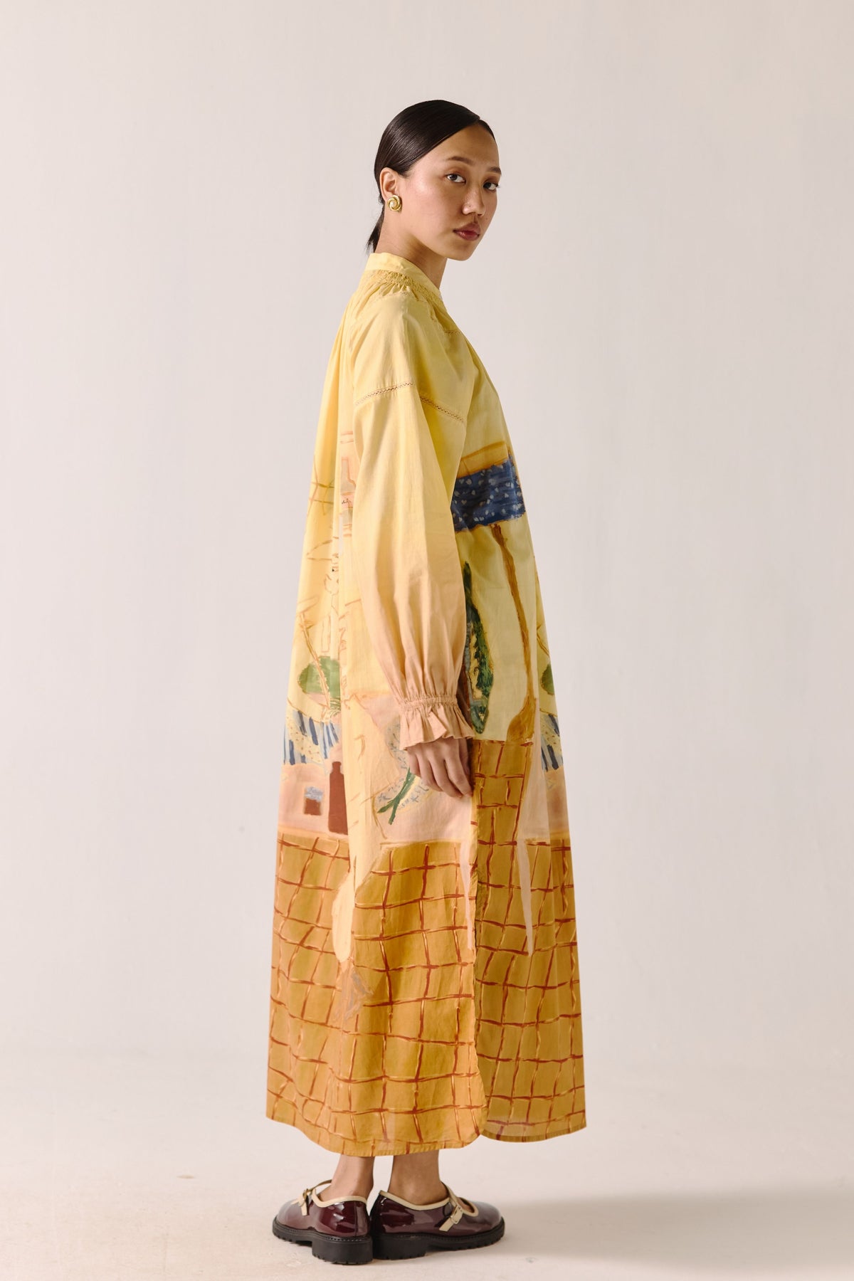 Fisherman A-line Long Dress