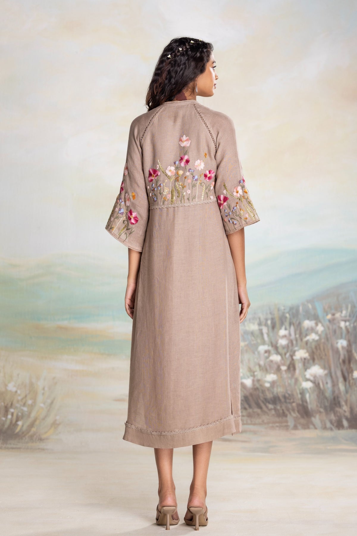 Meadow Cement Dress