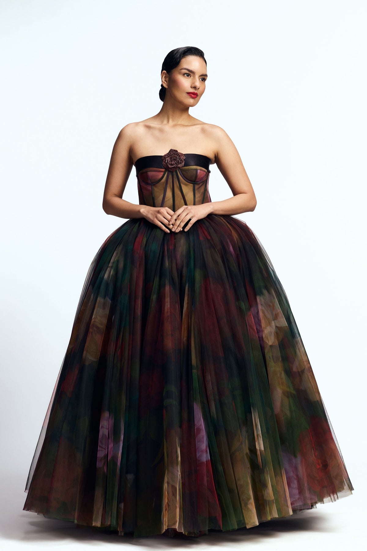 Corseted Tulle Gown