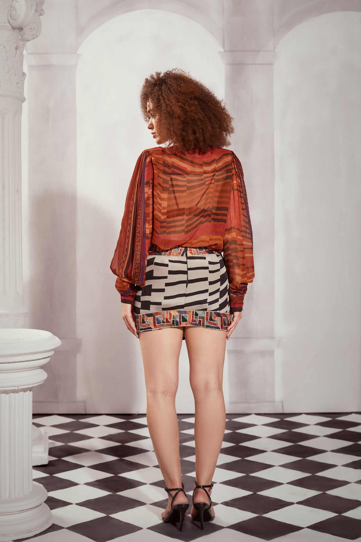 Byzantine Wrap Skirt