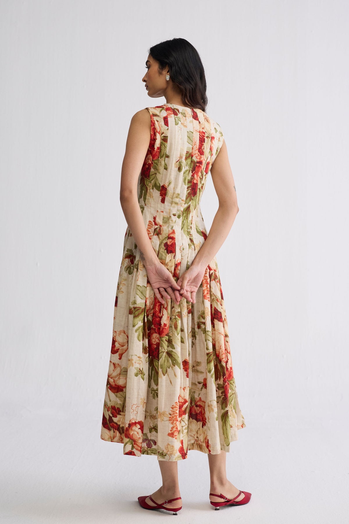 Sama Pleated Dress