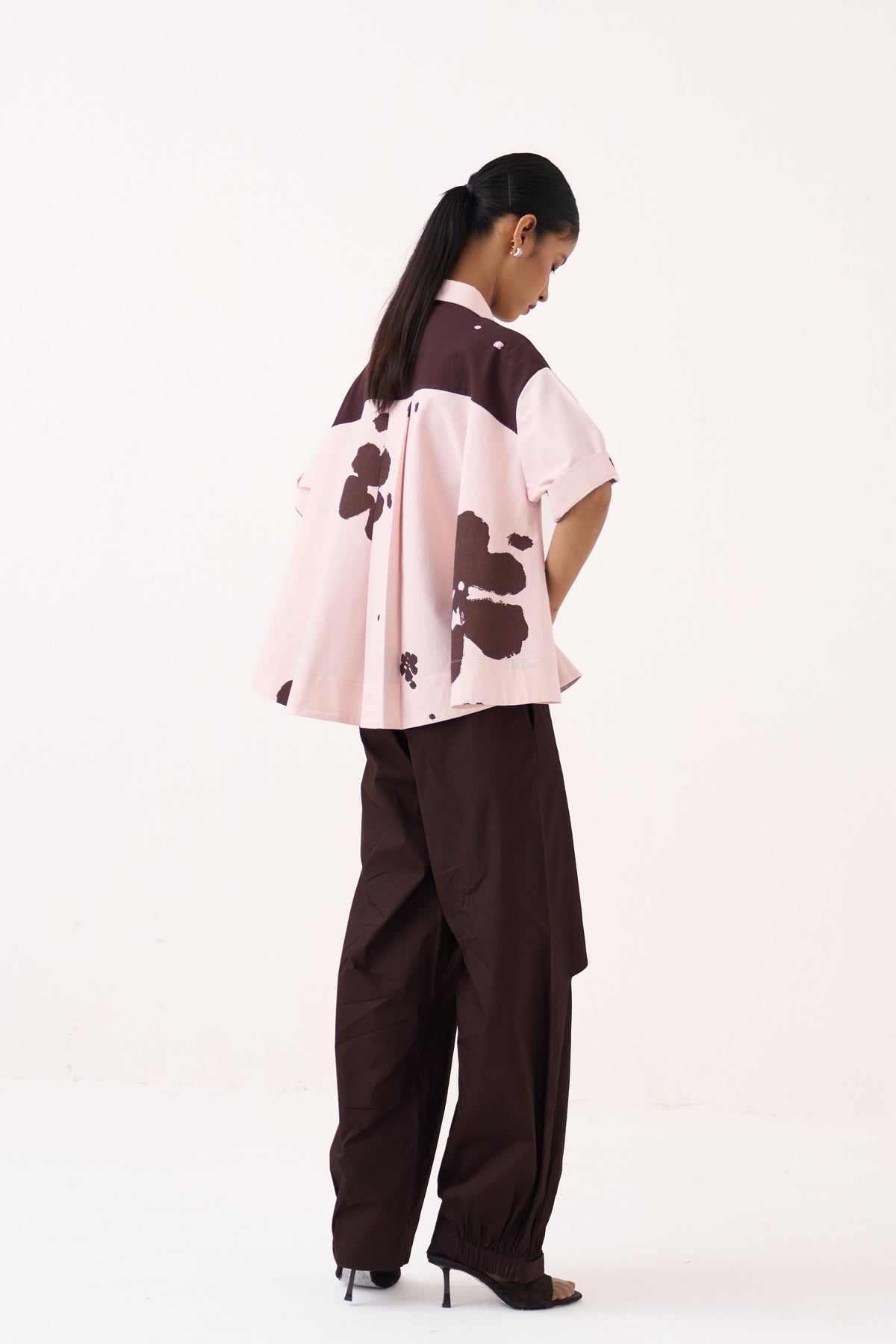 Floral Wide Hem Shirt