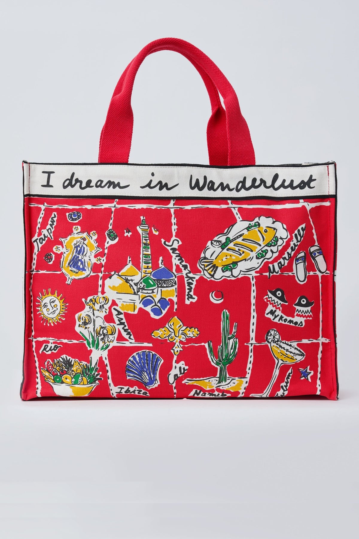 The Wanderlust in Red Bag
