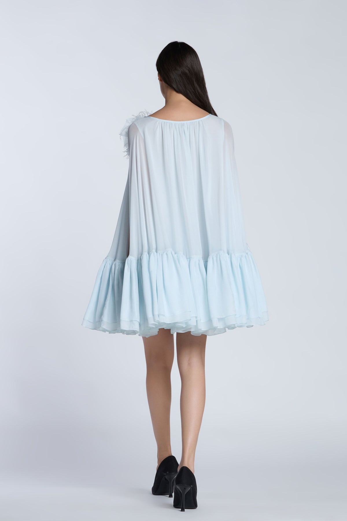Blue Boat Trapeze Dress