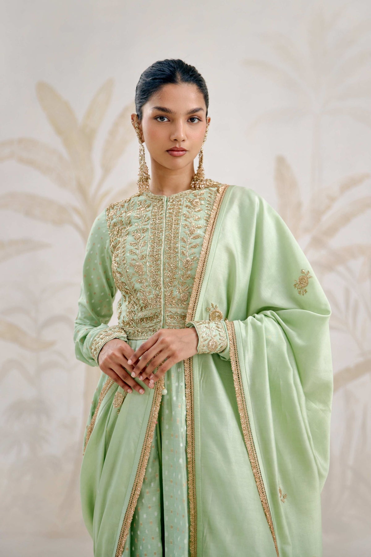 Sea Green Anarkali Set