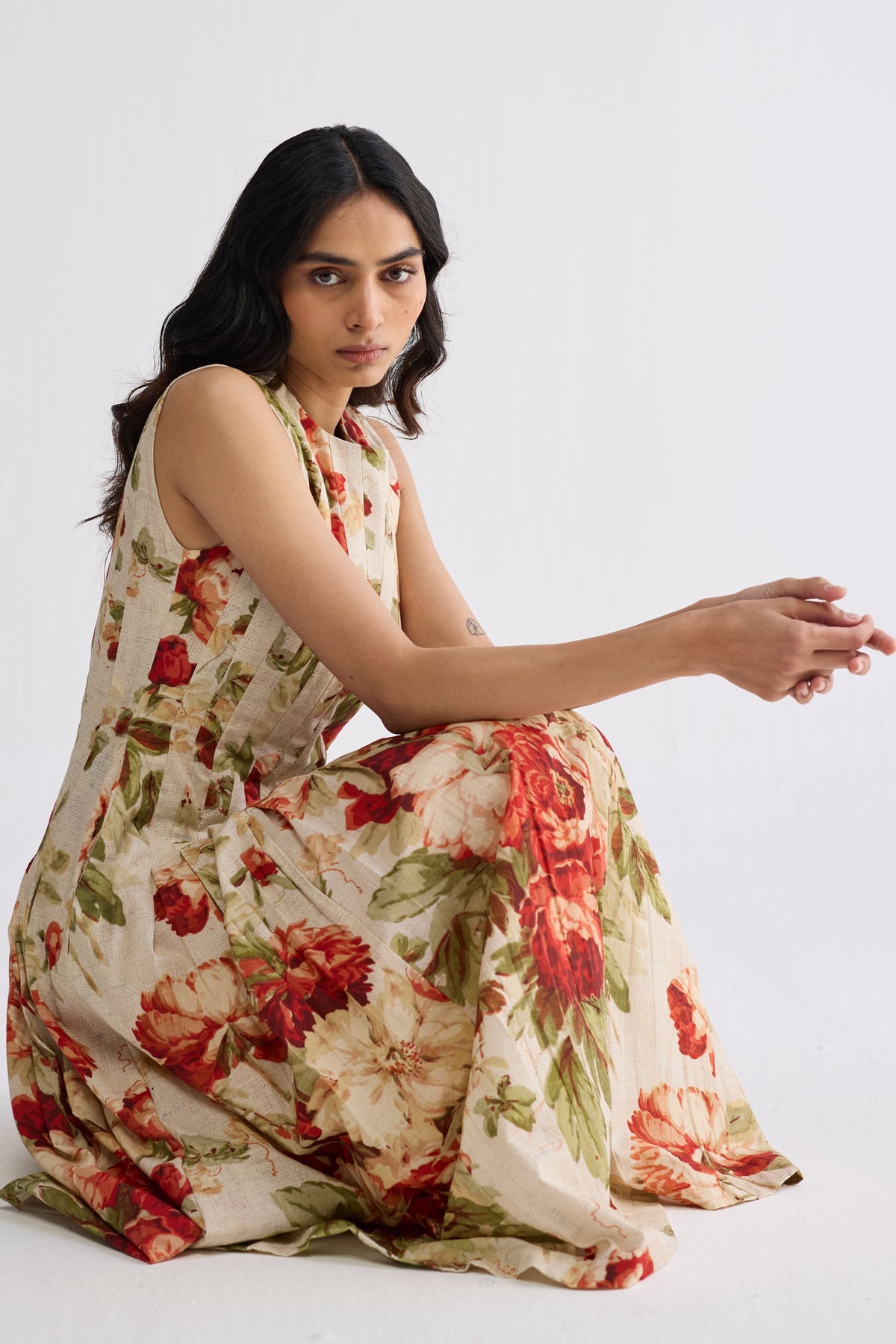 Sama Pleated Dress