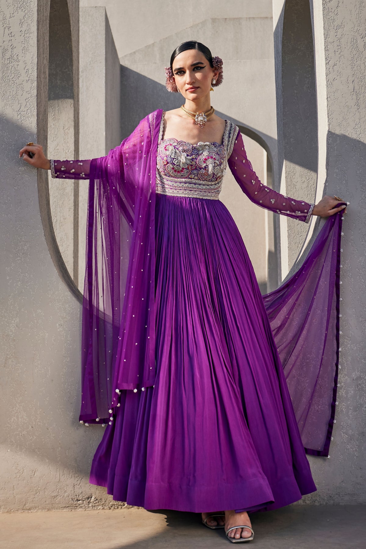 Tithira Anarkali Set