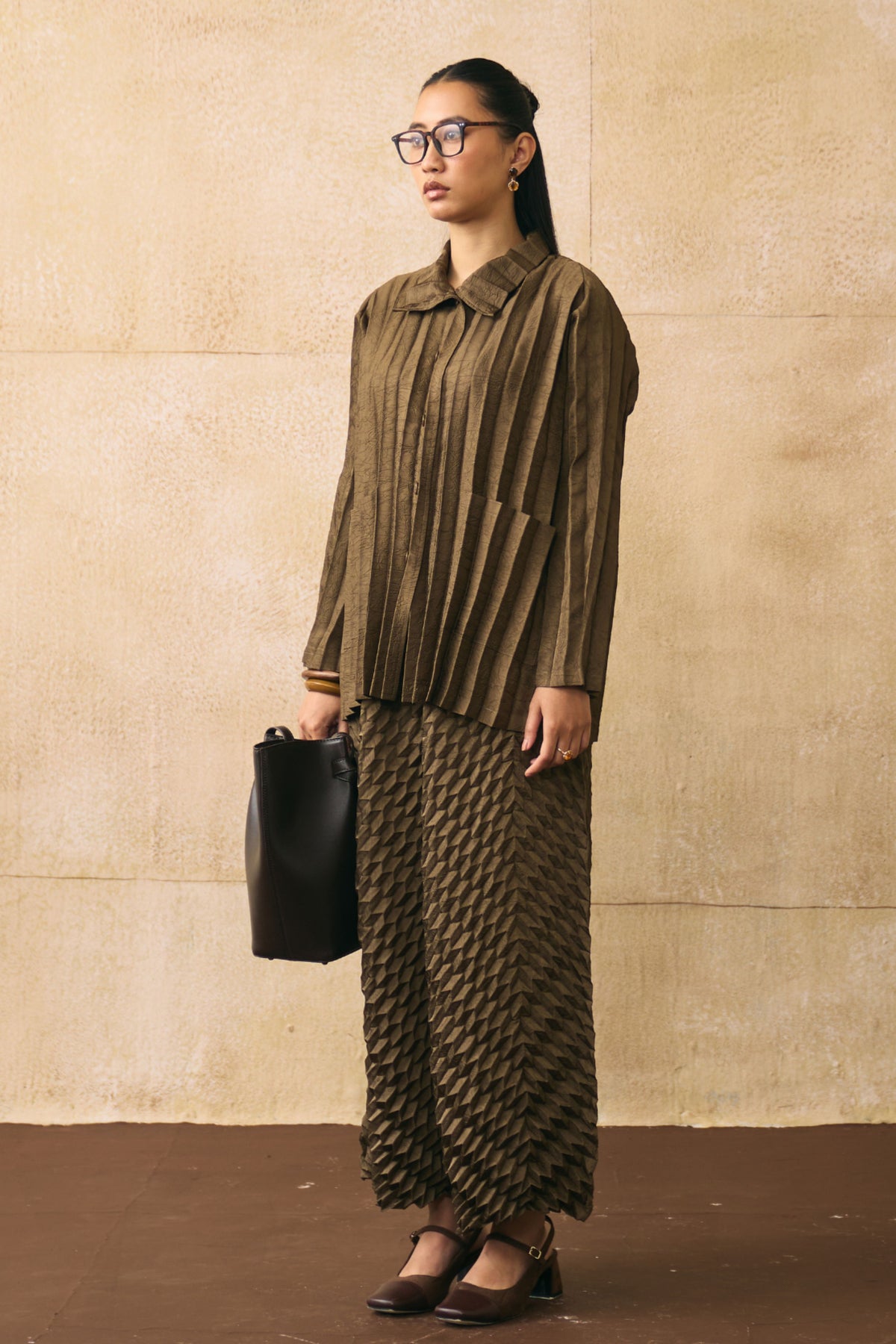 Brown Anatoni Co-ord Set