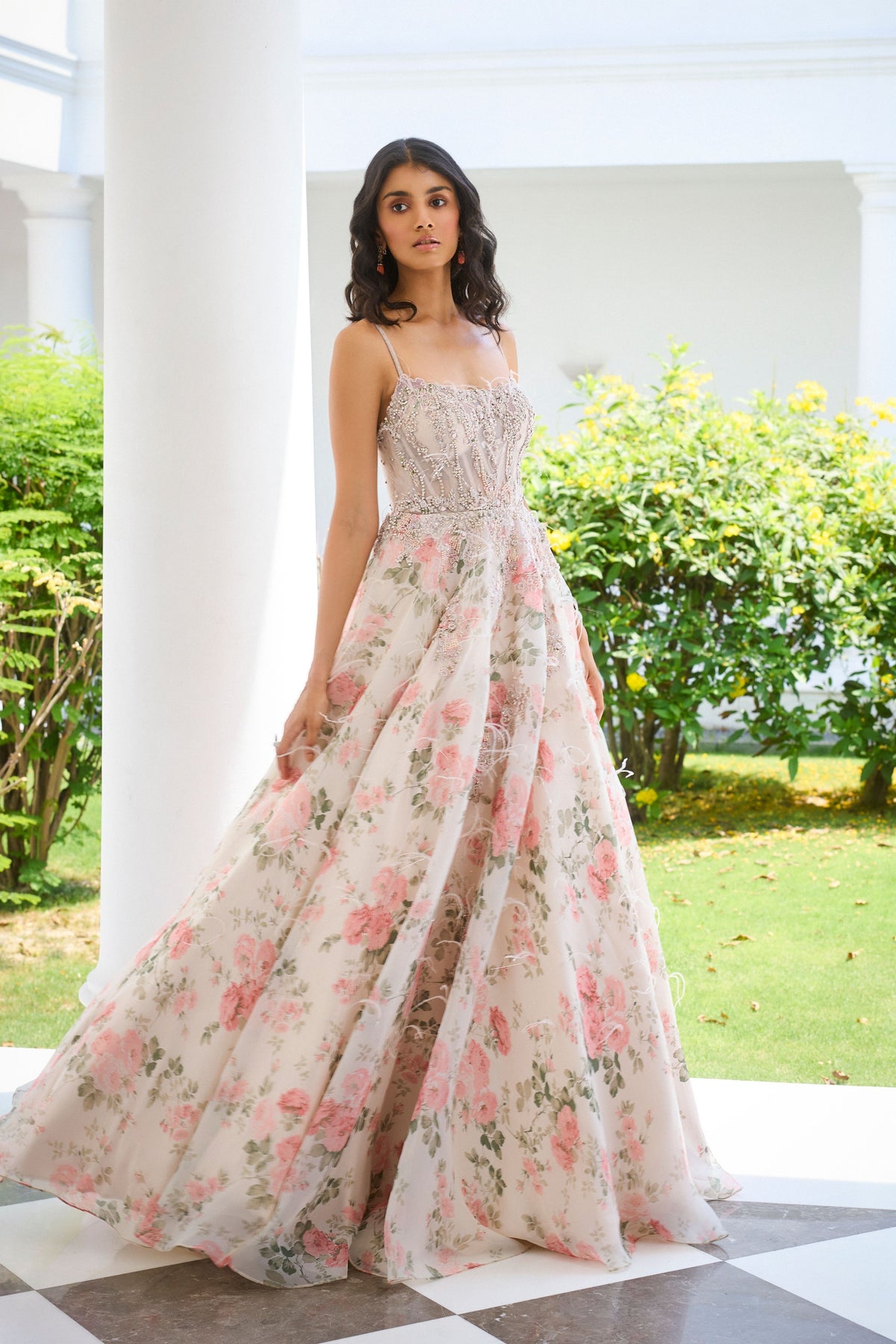 Chloe Printed Gown