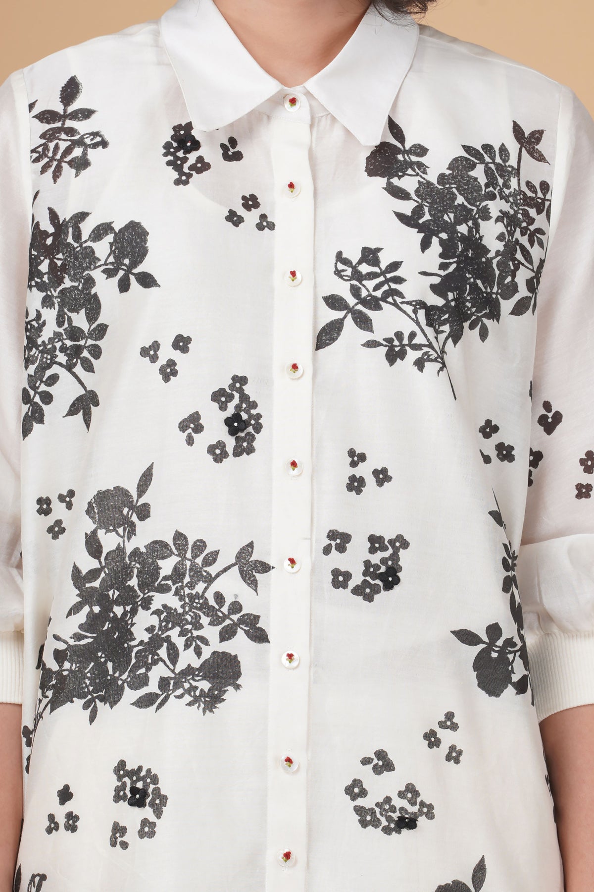 Ivory Yuri Print Co-Ord Set