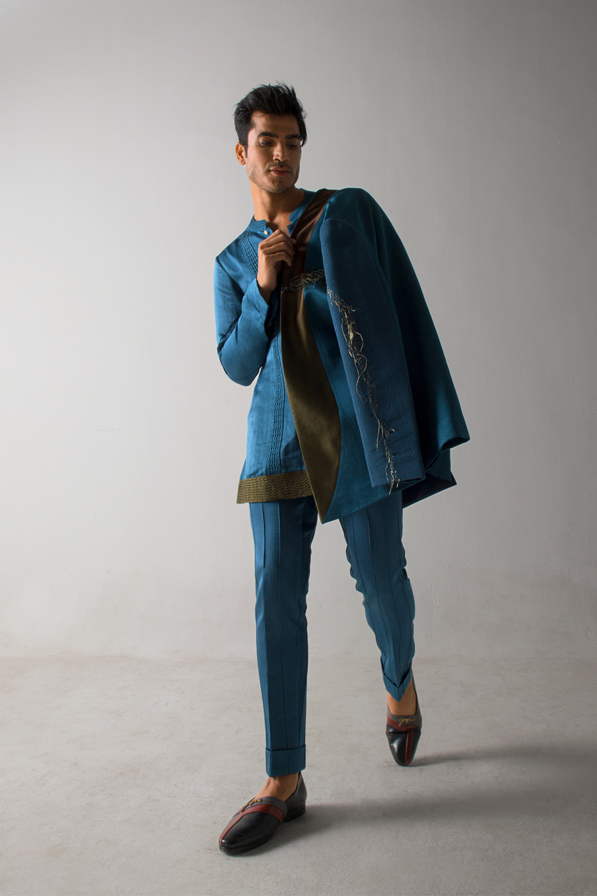 JMC Teal Guitar Blazer