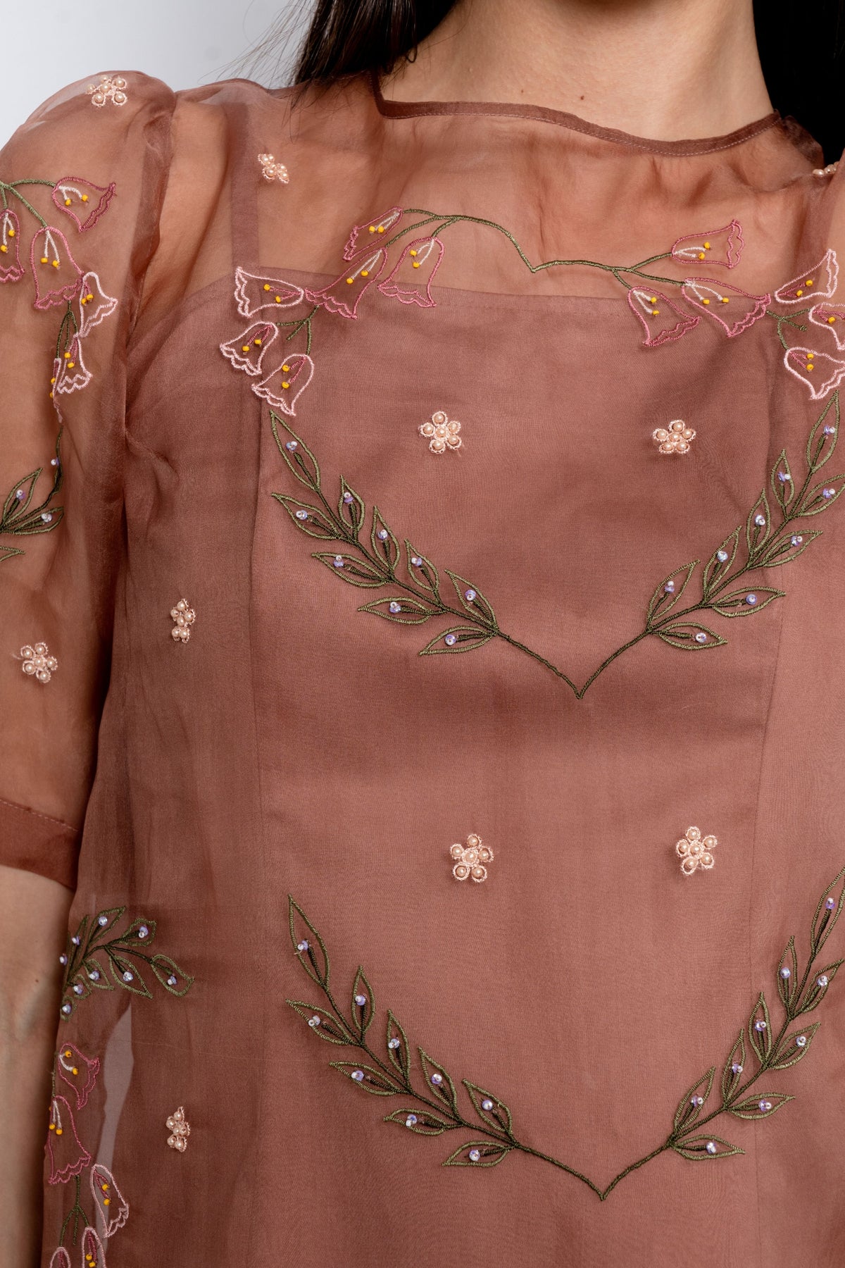 Mocha Moonflower Dress