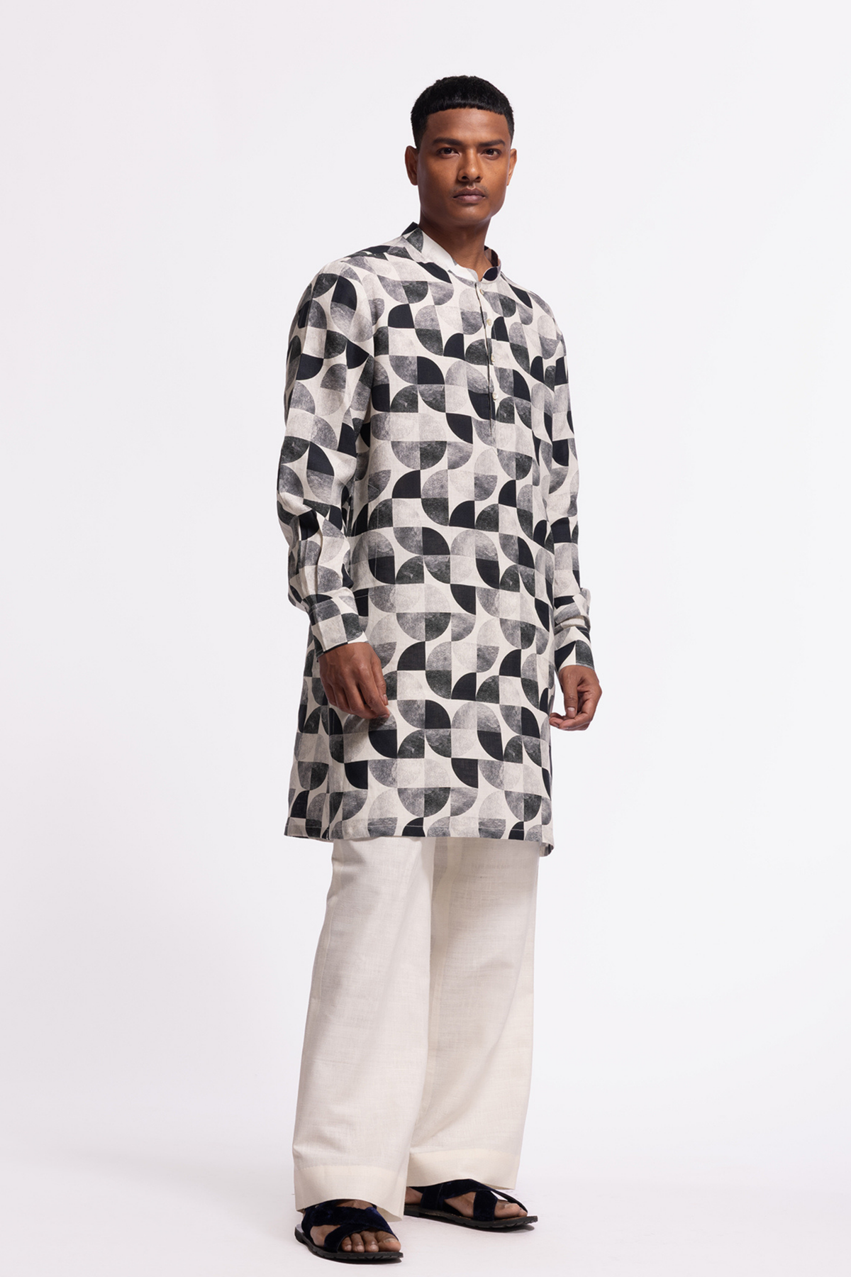 Linen Short Kurta