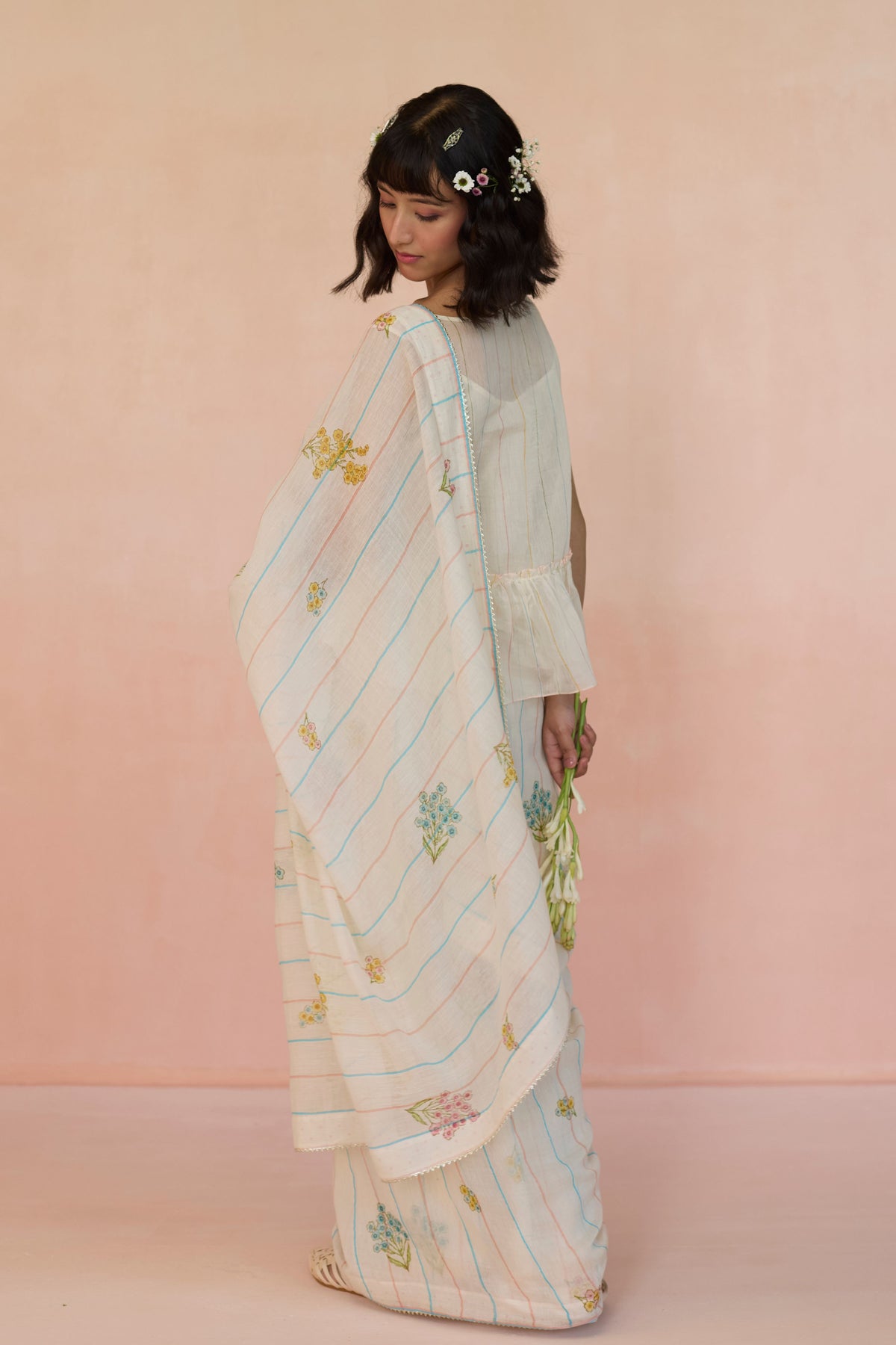 Ditsy Silk Saree