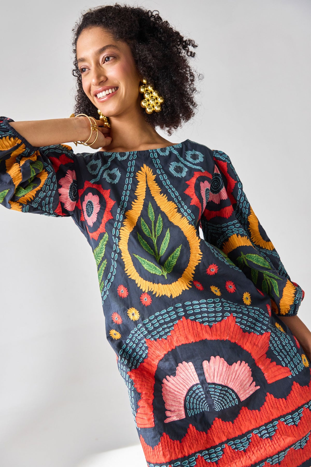 Jane Embroidered Dress