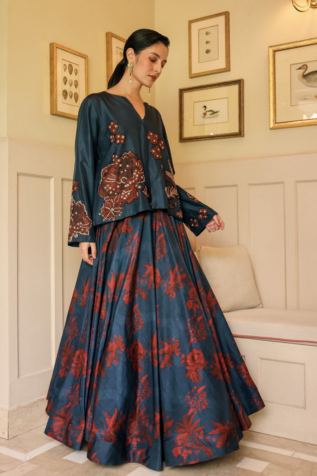Carnival Dust Skirt With Jacket
