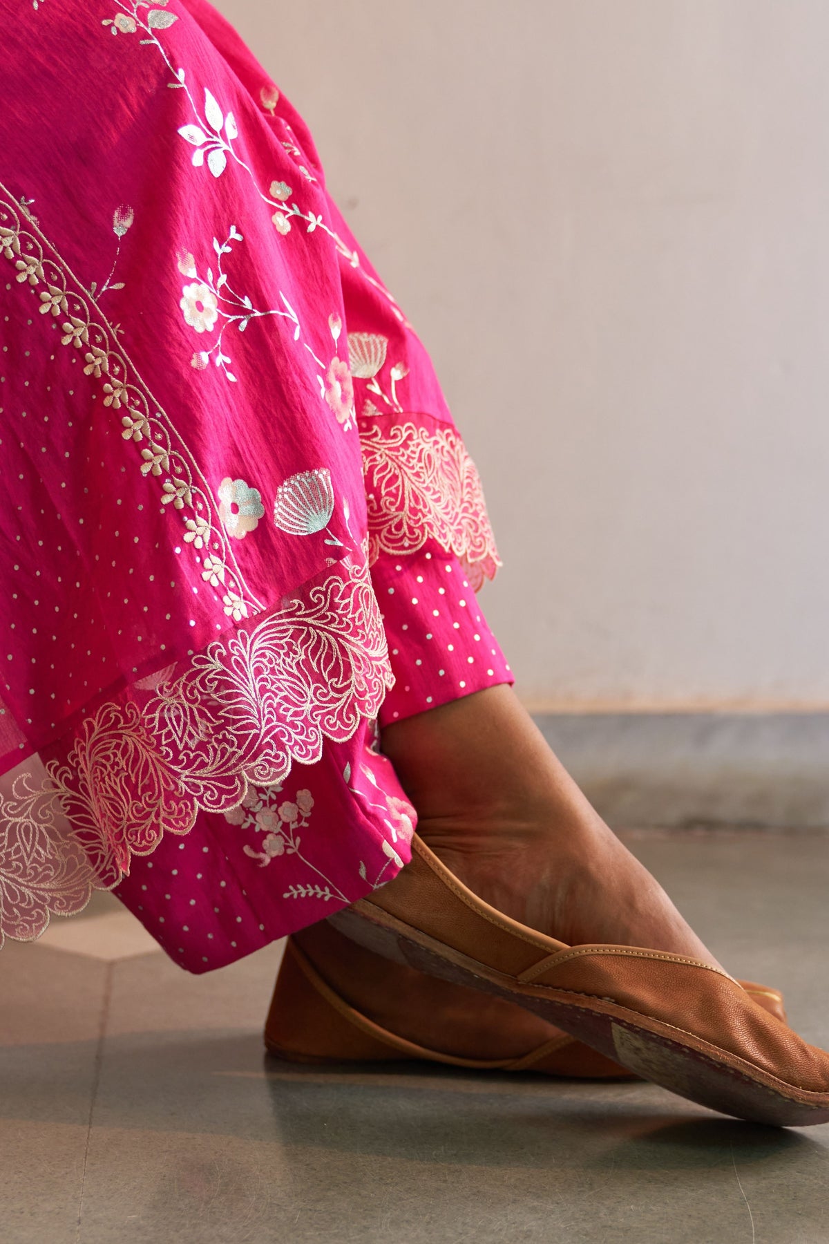 Gulabi Chameli Kurta Set