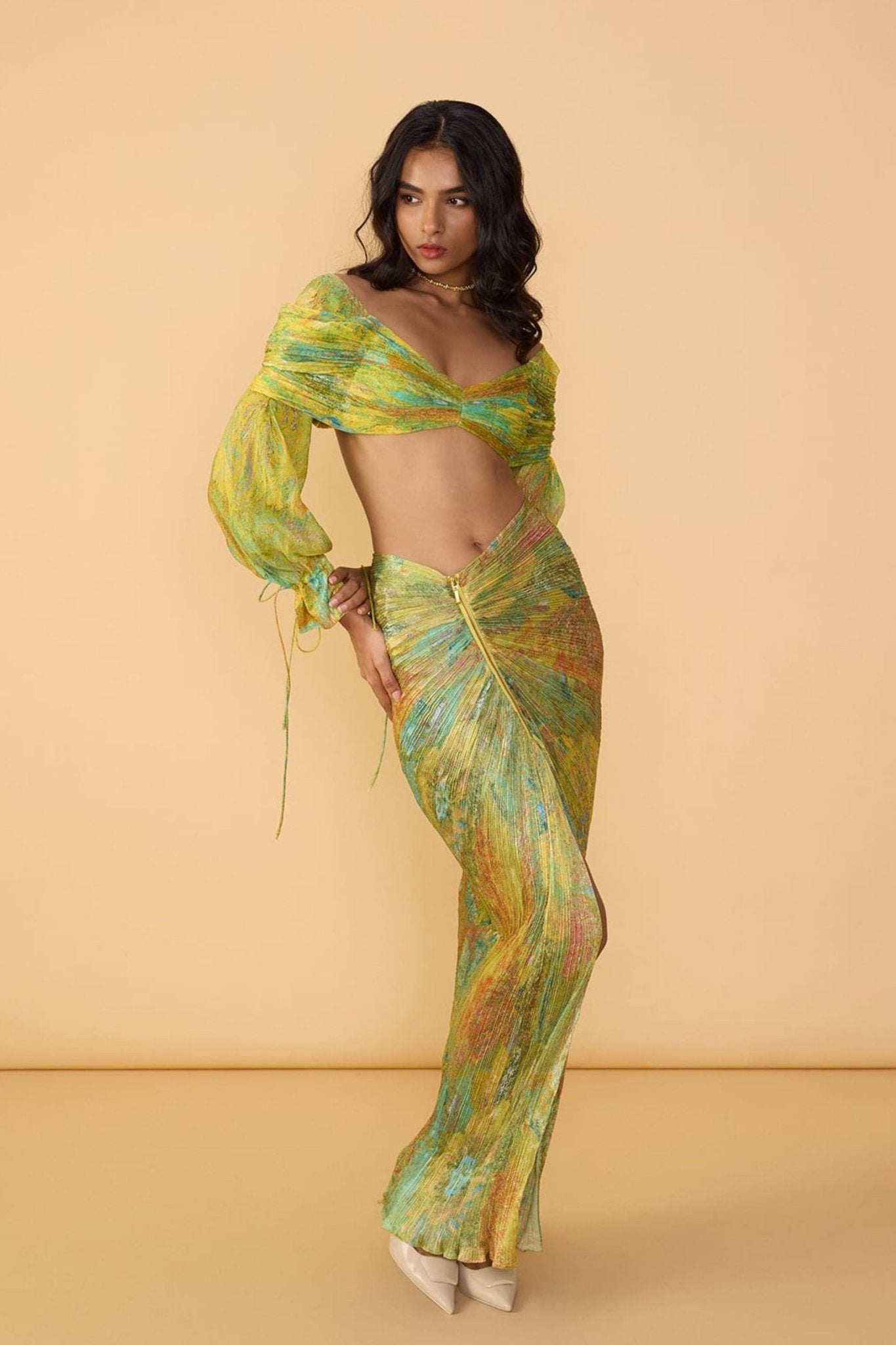 Yellow Daisy Gigi Skirt - Saaksha & Kinni - Elahe