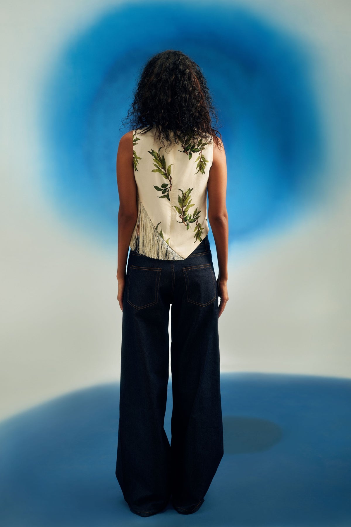 Fringed Lace Top