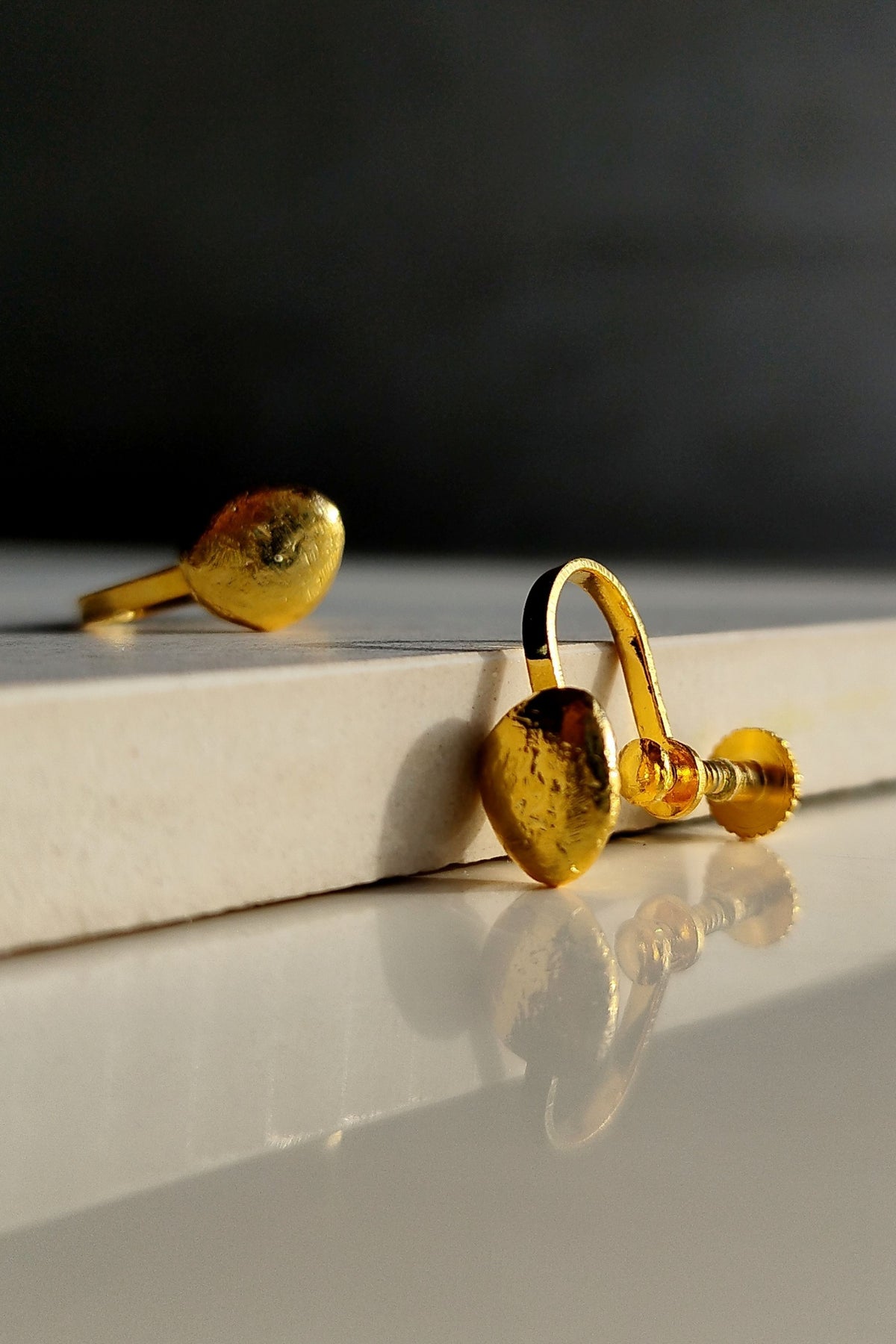 Cera Small Golden Studs