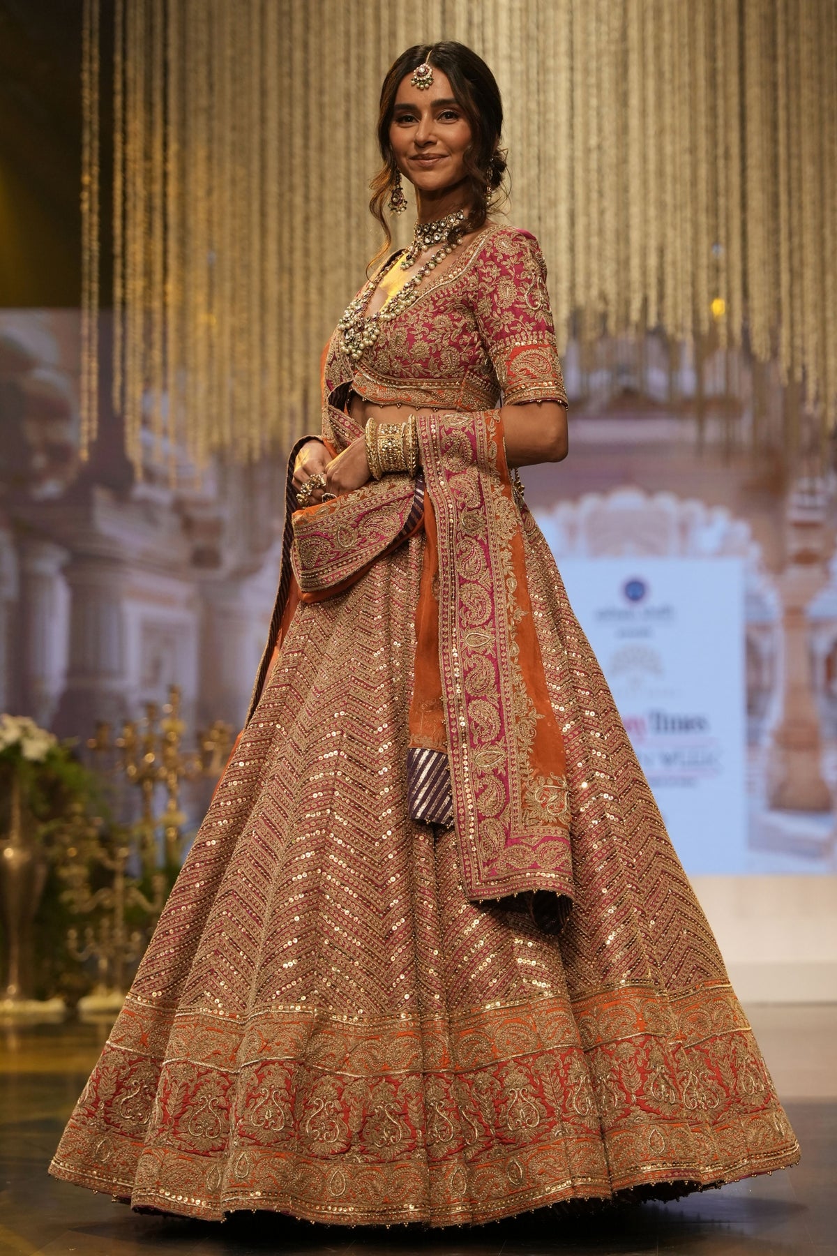 Hot Pink Lehenga Set
