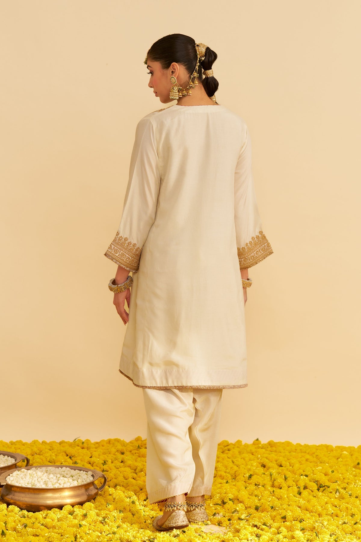 Mehza Ivory Salwar Set