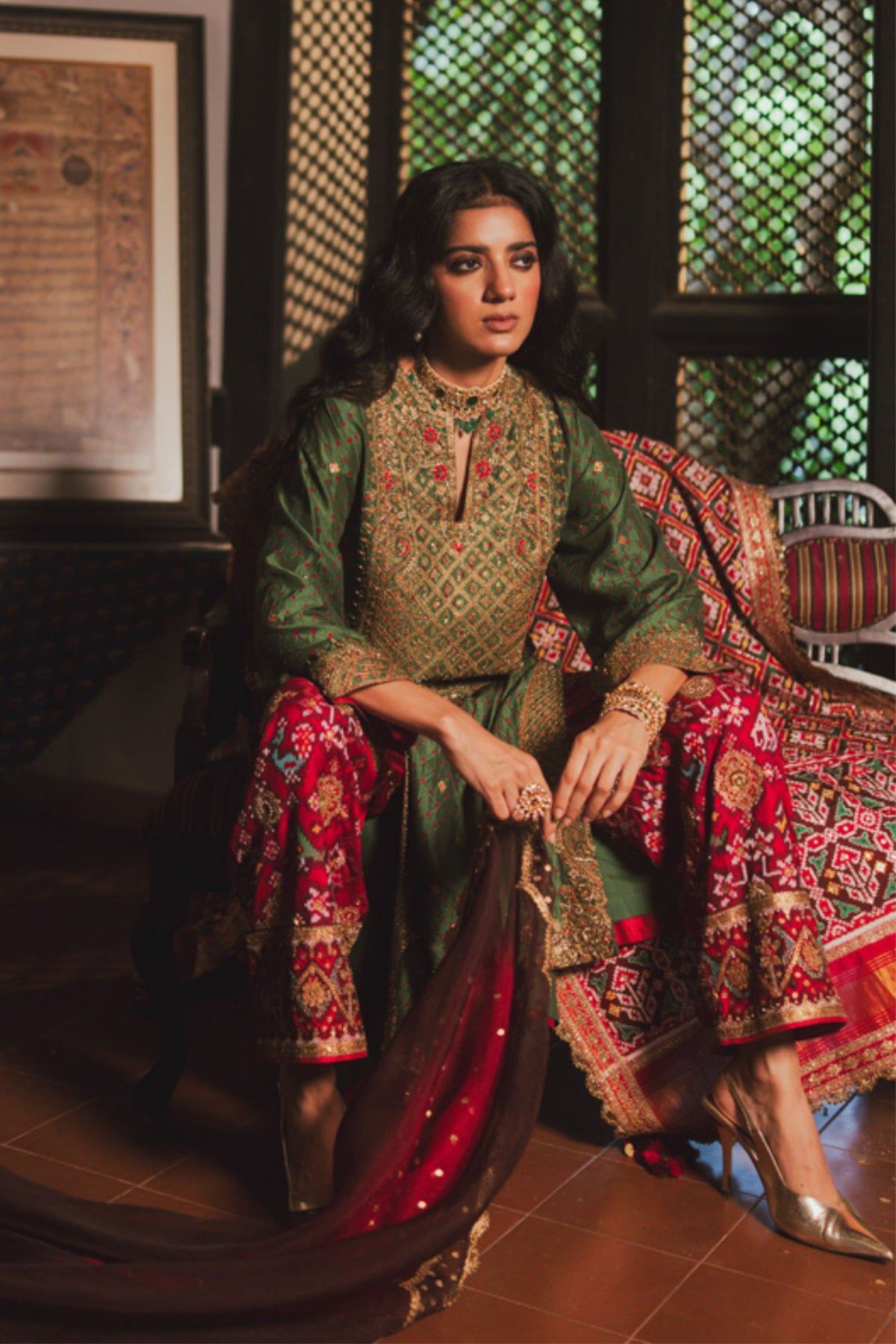 Bhavna Sage Green Kurta Set