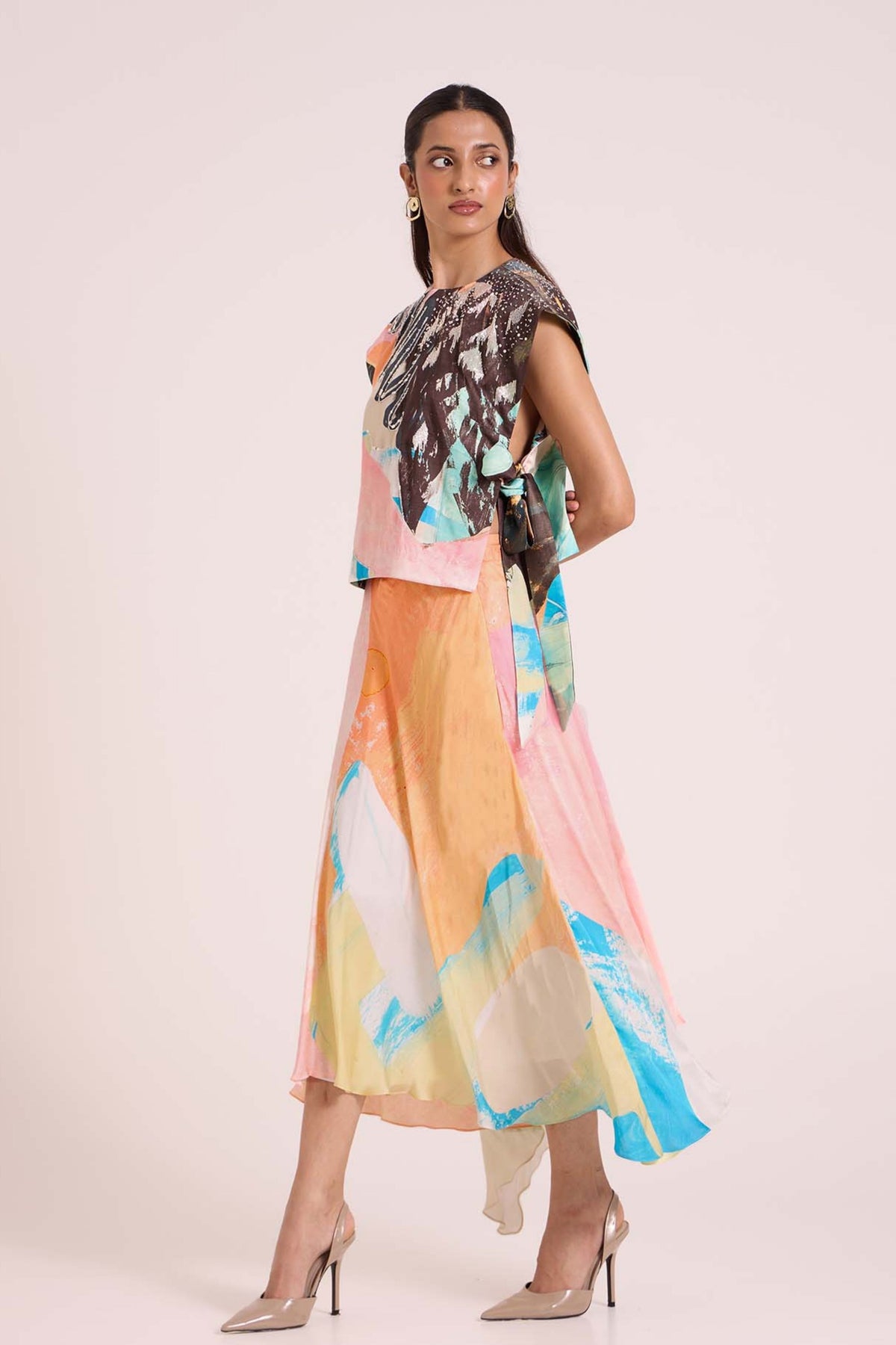 Selene Bib Skirt Set