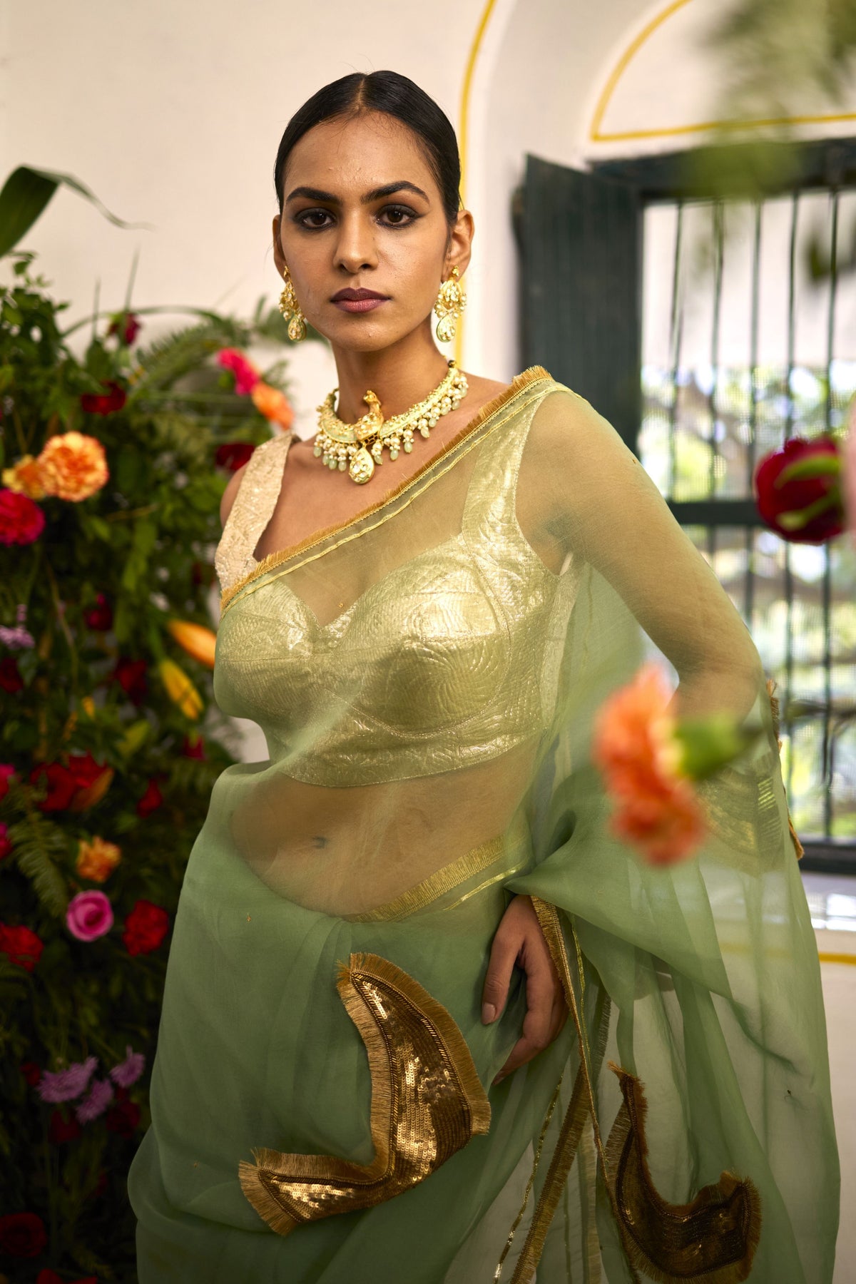 Crescent Saree Set
