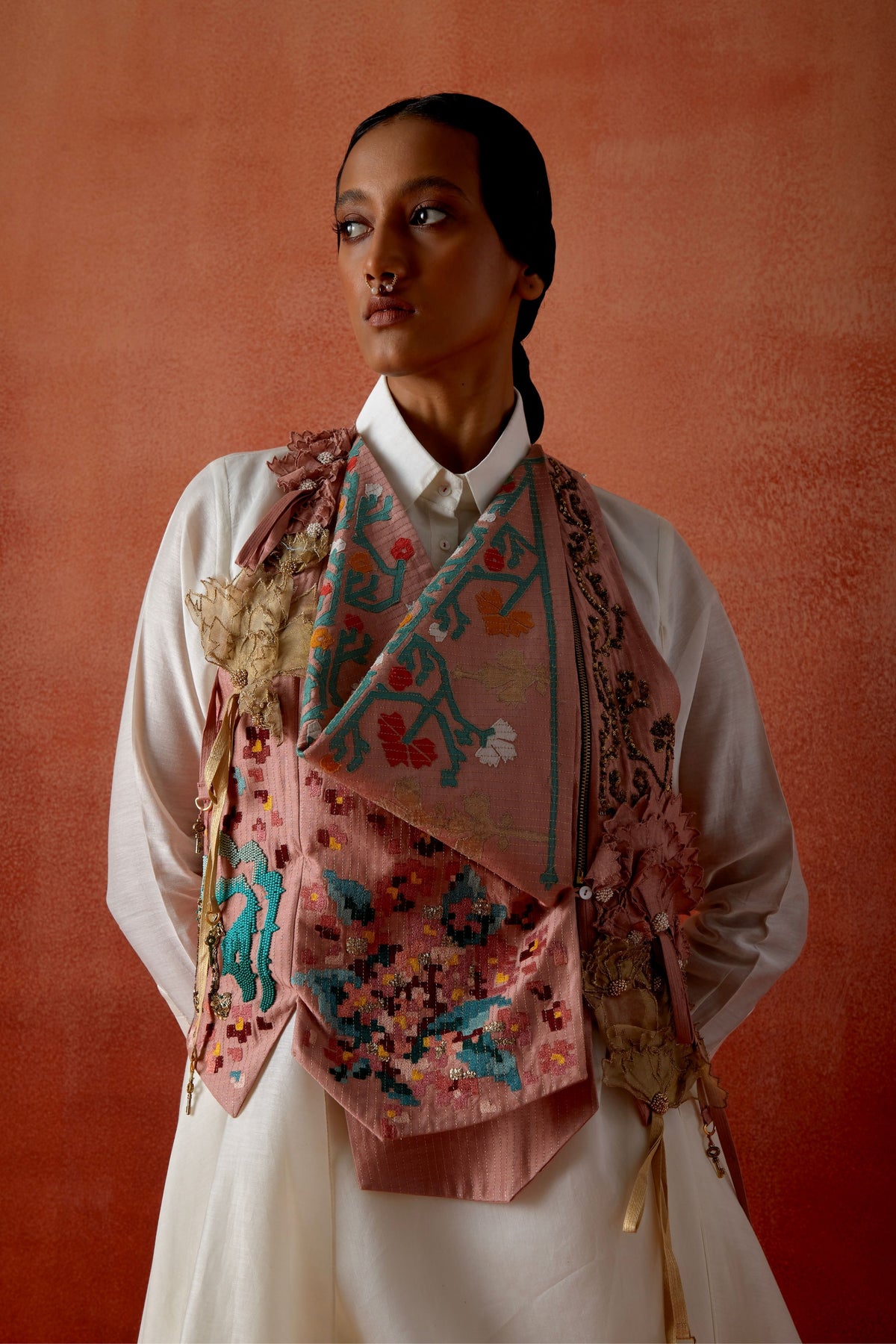 Denim Barrel Skirt Set